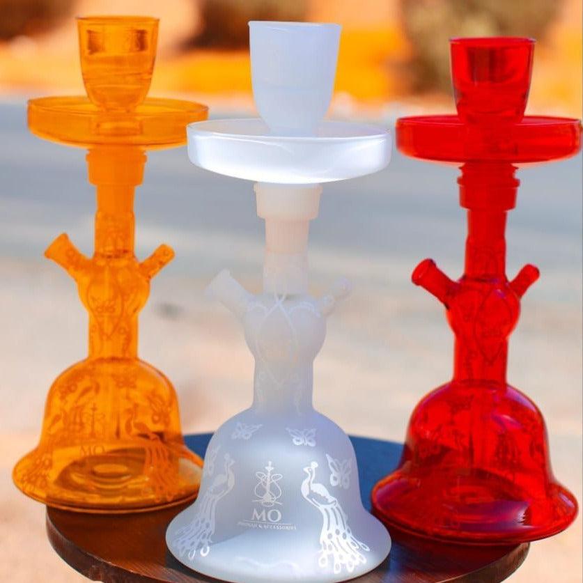 MO Glass Shisha Mono   ارجيلة ام او الزجاجية مونو