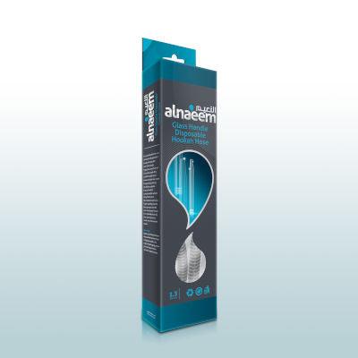 Al Naeem disposable hose (glass handle)  بربيش صحي مع يد زجاج