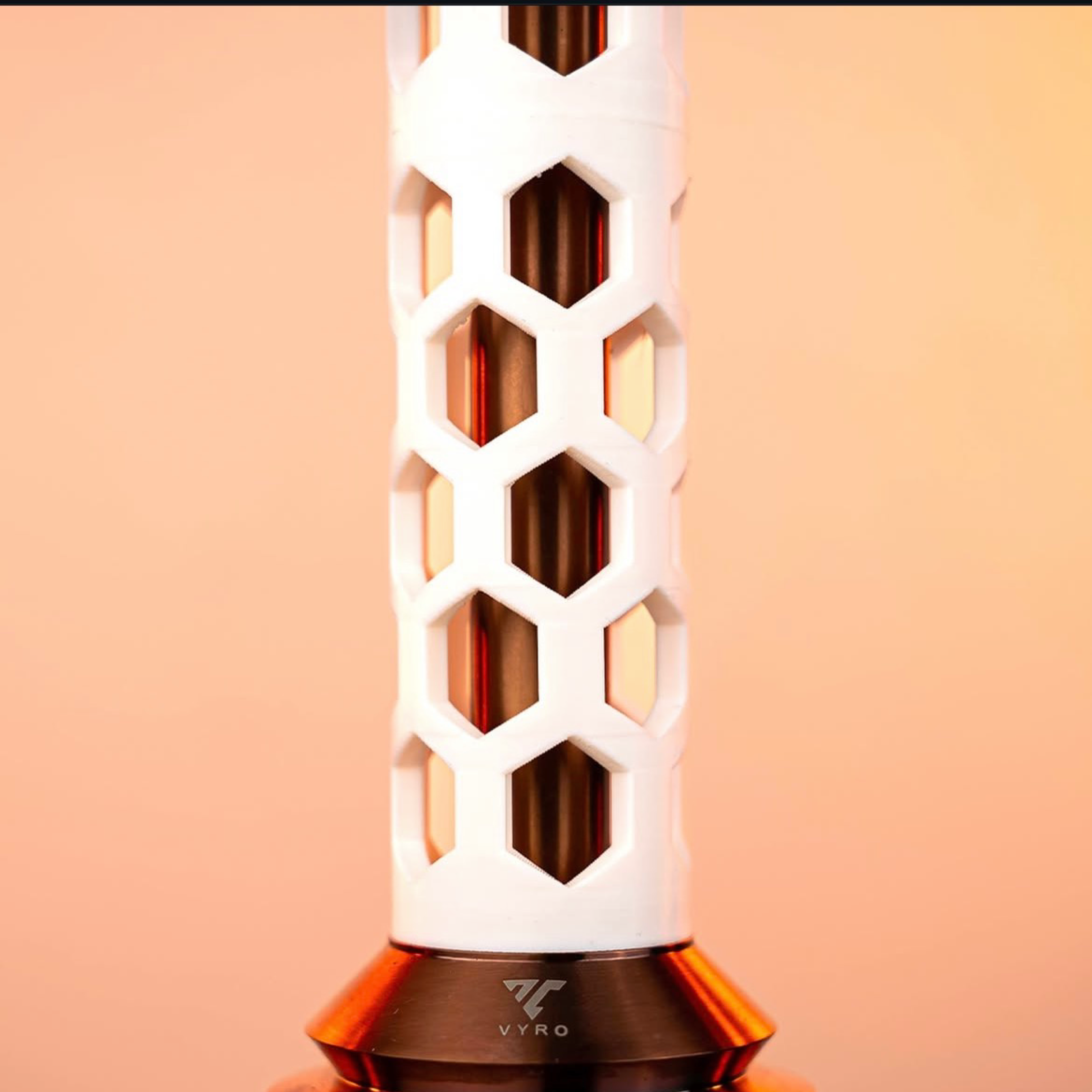 VYRO Versa - Rose Gold White Hexagon