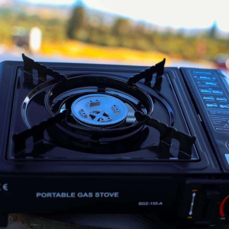 PORTABLE GAS STOVE WITH LPG CONNECTION