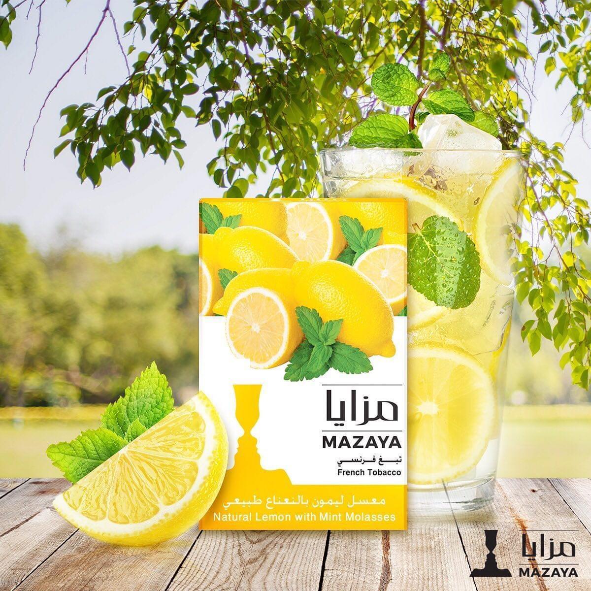 Mazaya Molasses Lemon Mint  معسّل مزايا  ليمون ونعنع